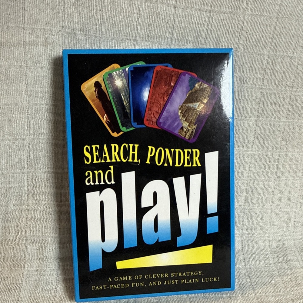 Search‎ Ponder and Play Card Game Clever Strategy Fast Fun & Just Plain Luck!